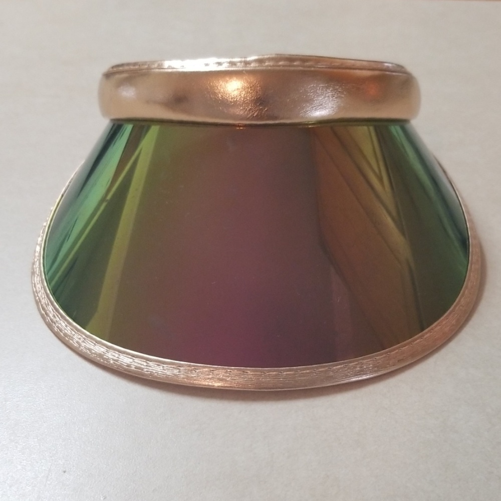 Rose gold sun visor